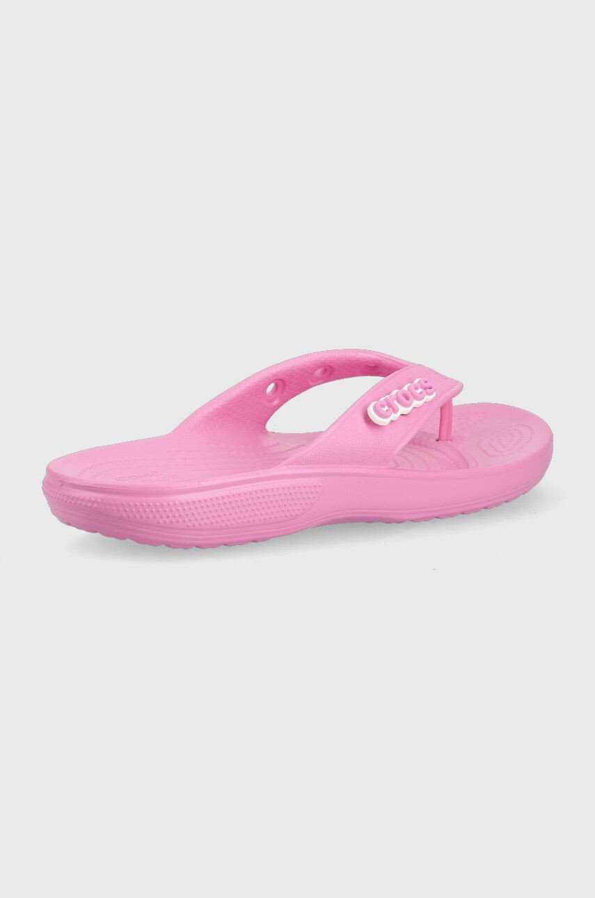 Crocs Джапанки CLASSIC 207713 в лилаво с равна подметка - Pepit.bg