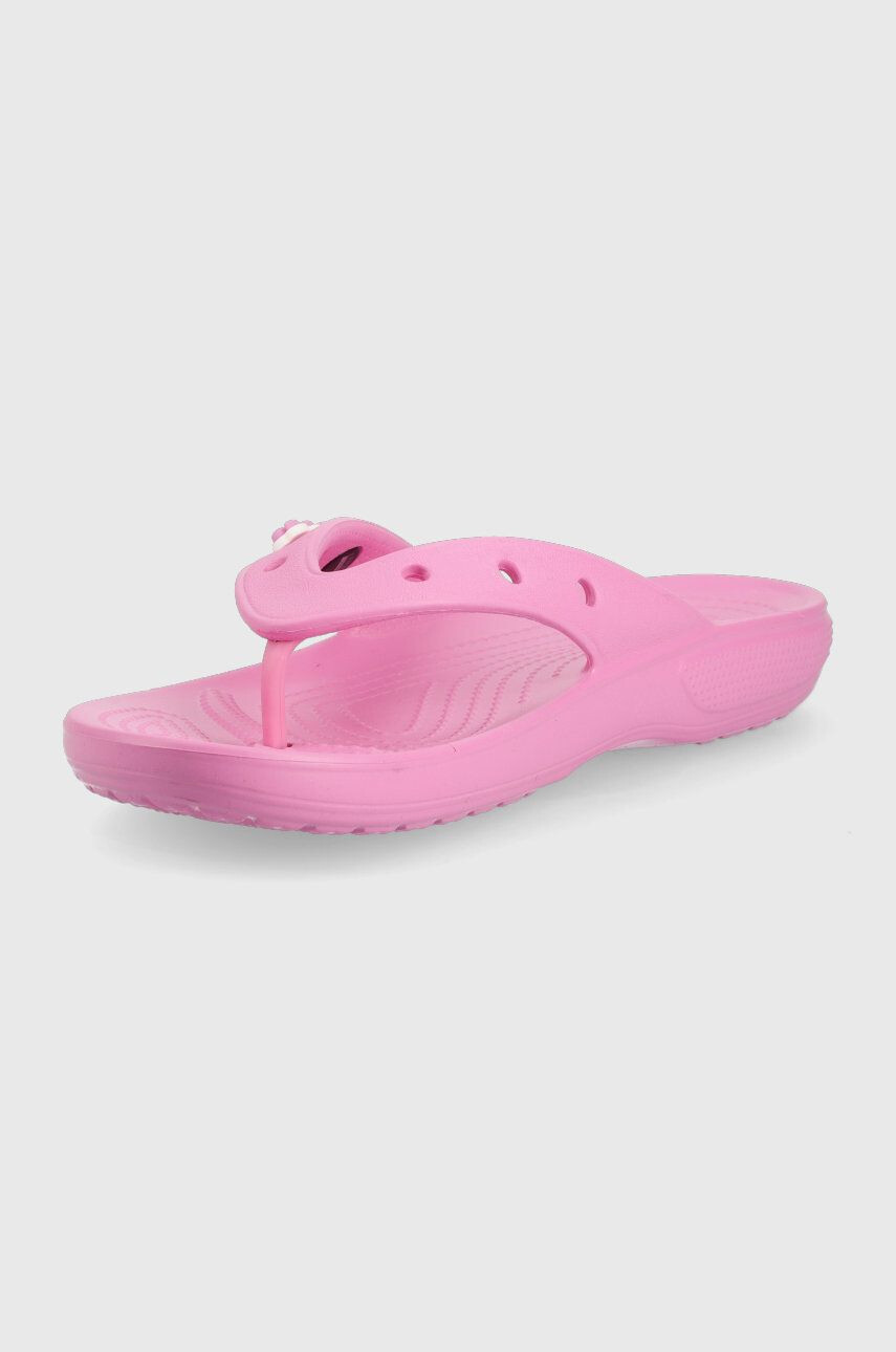 Crocs Джапанки CLASSIC 207713 в лилаво с равна подметка - Pepit.bg