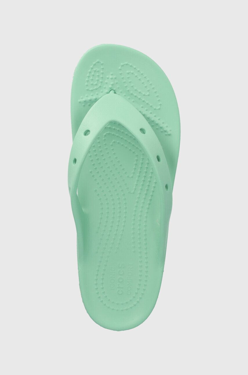 Crocs Джапанки Classic Platform Flip в тюркоазено с платформа 207714 - Pepit.bg