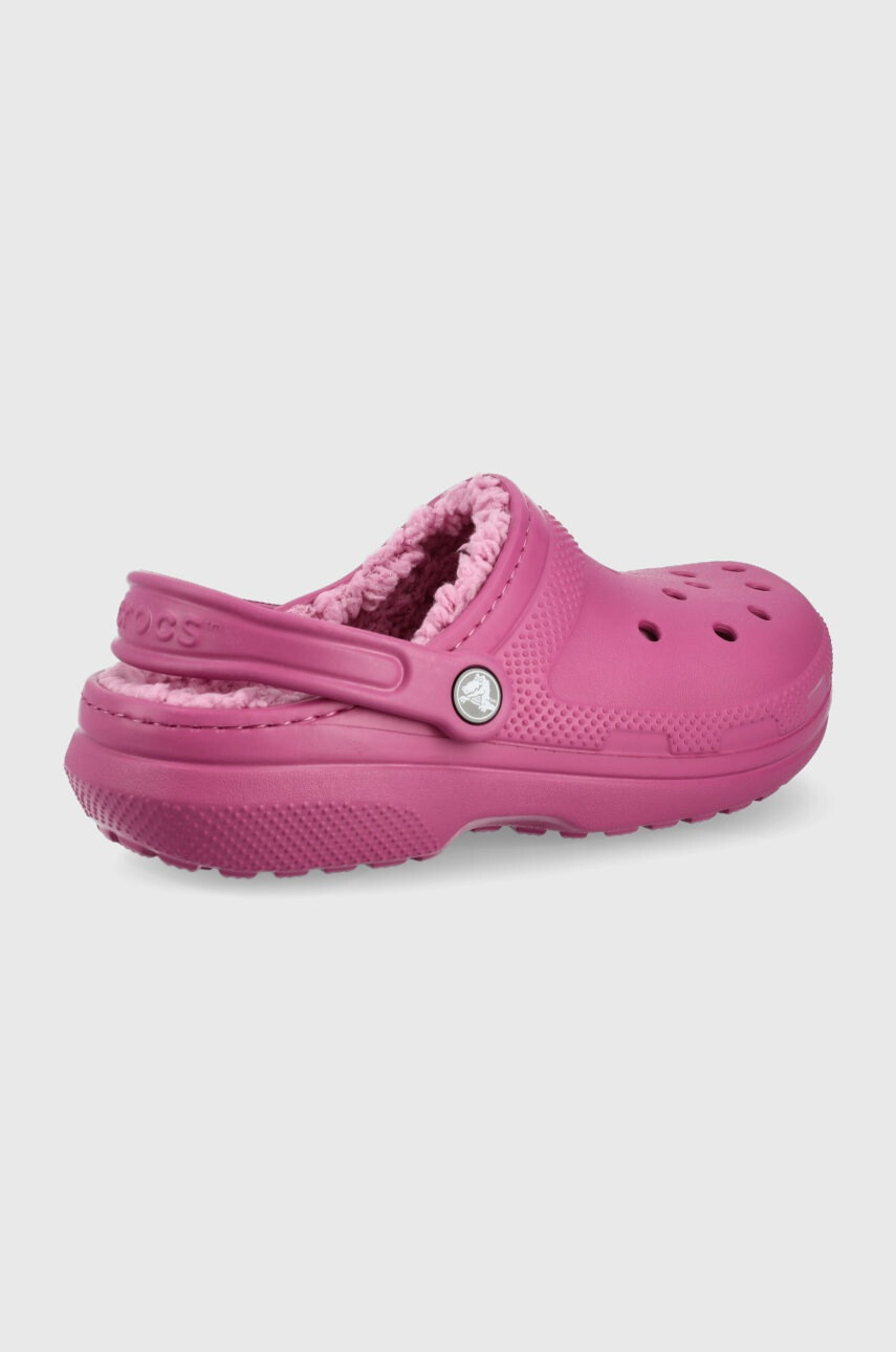 Crocs Пантофи Classic Lined Clog в лилаво 203591 - Pepit.bg