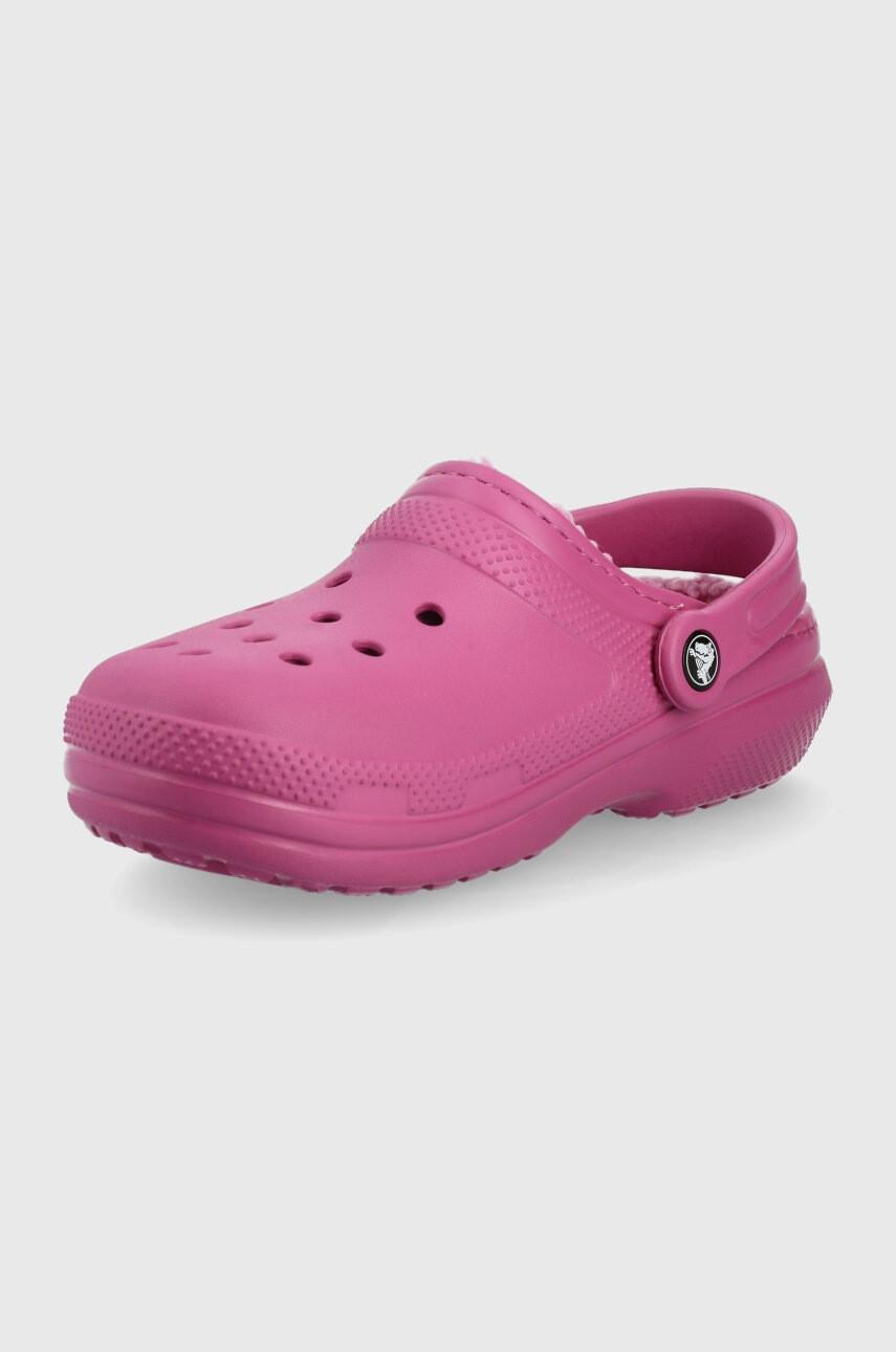 Crocs Пантофи Classic Lined Clog в лилаво 203591 - Pepit.bg