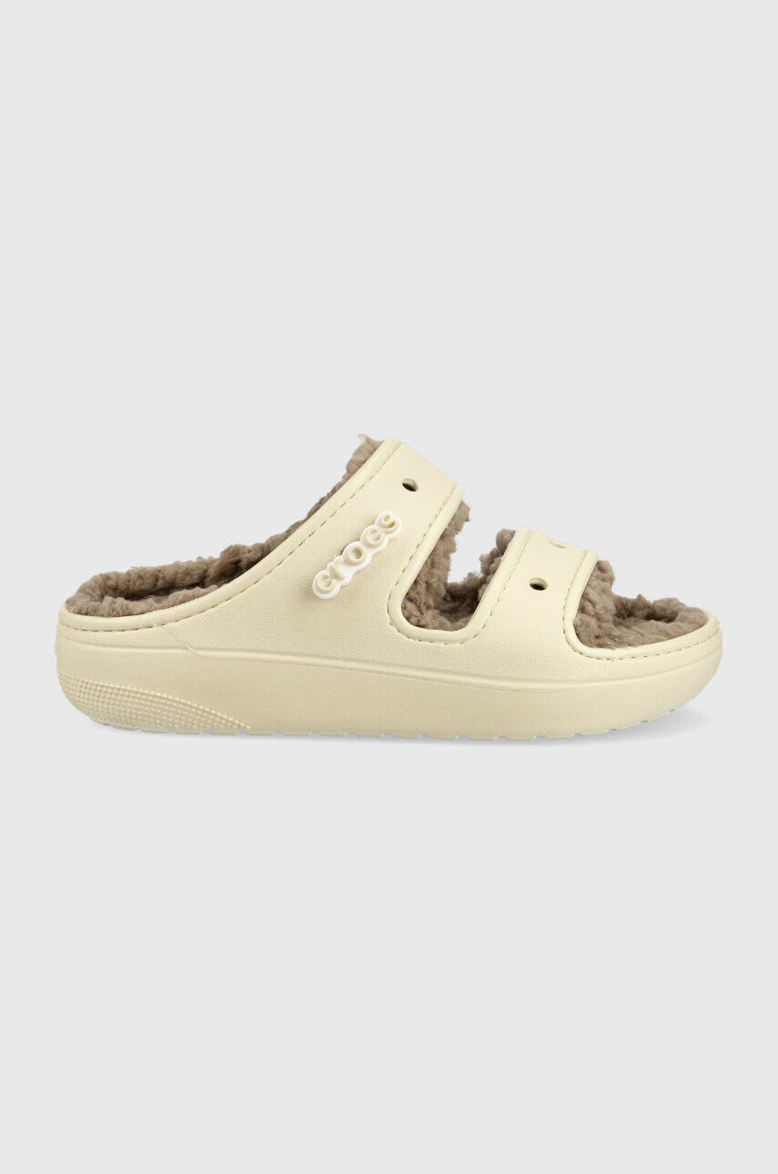 Crocs Пантофи Classic Cozzzy Sandal Classic Cozzzy Sandal в бежово 207446 - Pepit.bg