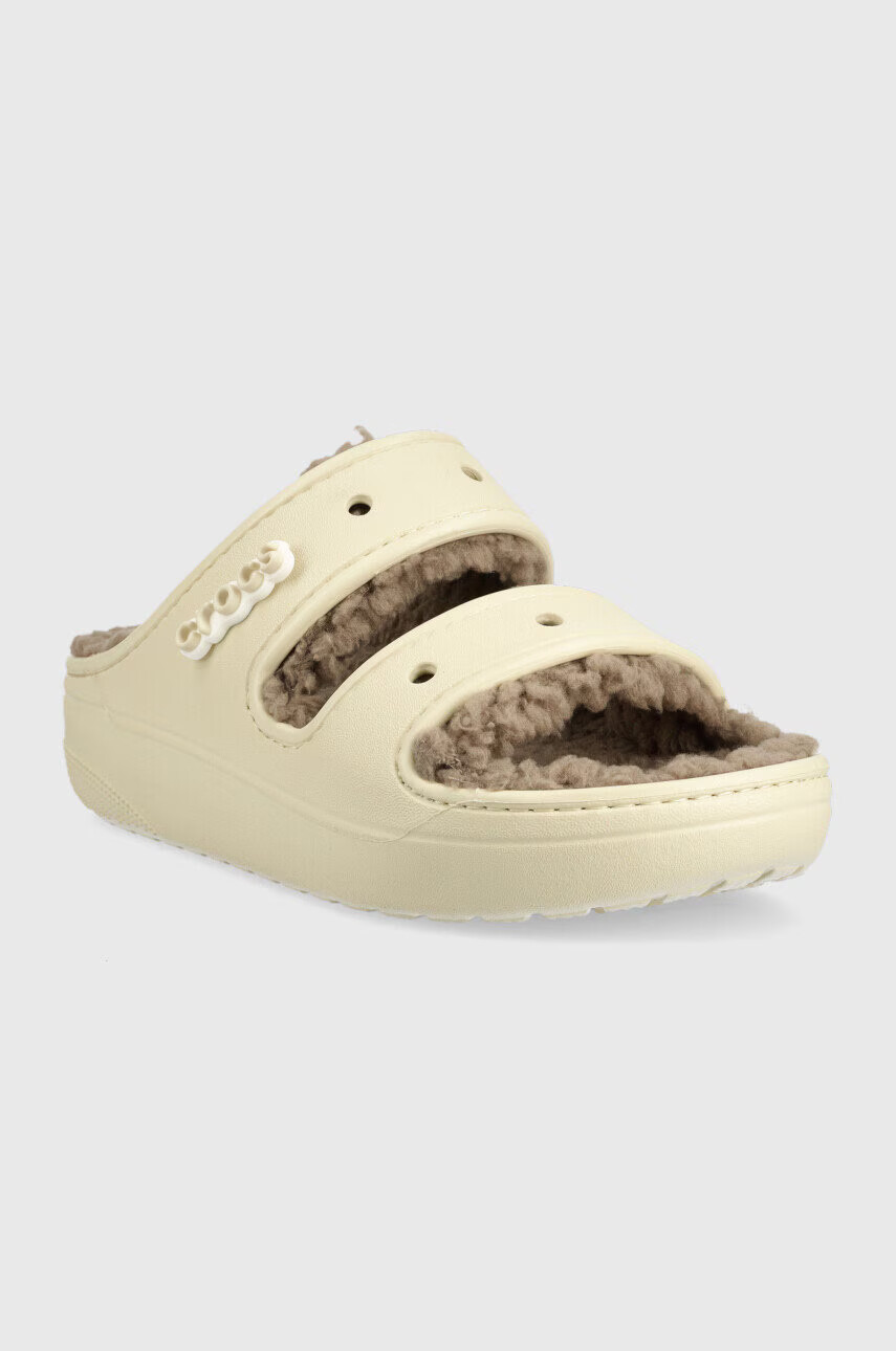 Crocs Пантофи Classic Cozzzy Sandal Classic Cozzzy Sandal в бежово 207446 - Pepit.bg