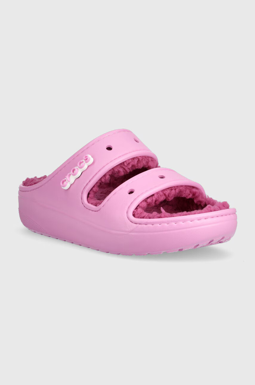 Crocs Пантофи Classic Cozzzy Sandal в розово 207446 - Pepit.bg