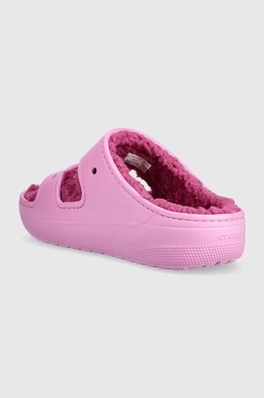 Crocs Пантофи Classic Cozzzy Sandal в розово 207446 - Pepit.bg
