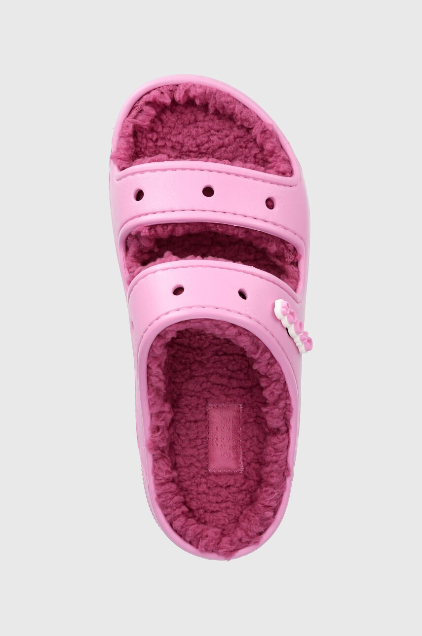 Crocs Пантофи Classic Cozzzy Sandal в розово 207446 - Pepit.bg