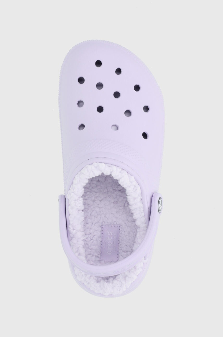 Crocs Пантофи Classic Lined Clog в розово 203591 - Pepit.bg