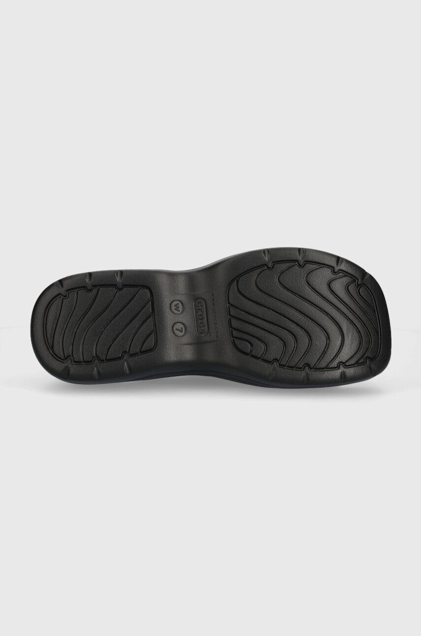 Crocs Сандали Skyline Slide в черно с платформа 208183 - Pepit.bg