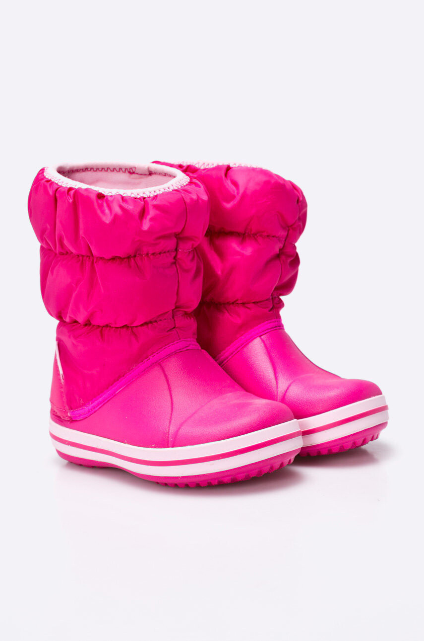 Crocs Зимни обувки Winter Puff 14613 в розово - Pepit.bg