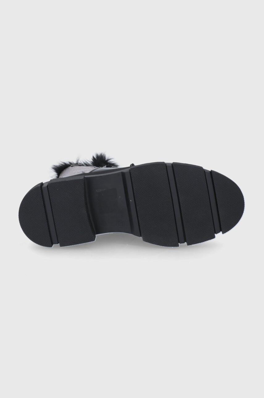 Cross Jeans Боти в черно с платформа - Pepit.bg