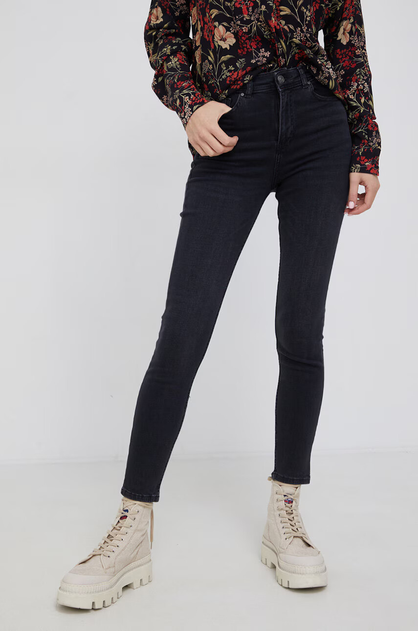 Cross Jeans Дънки Judy дамски с висока талия - Pepit.bg