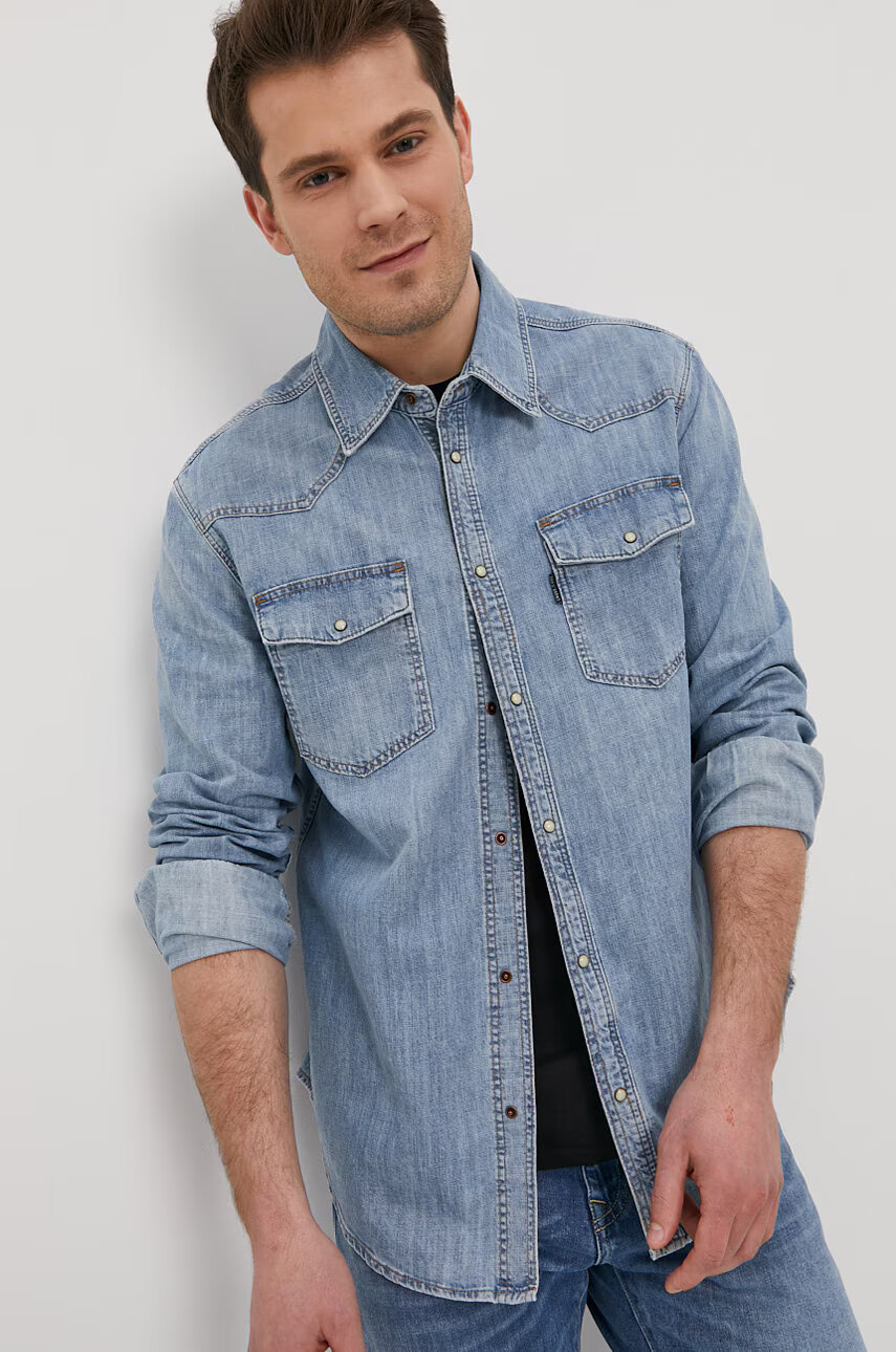 Cross Jeans Дънкова риза - Pepit.bg