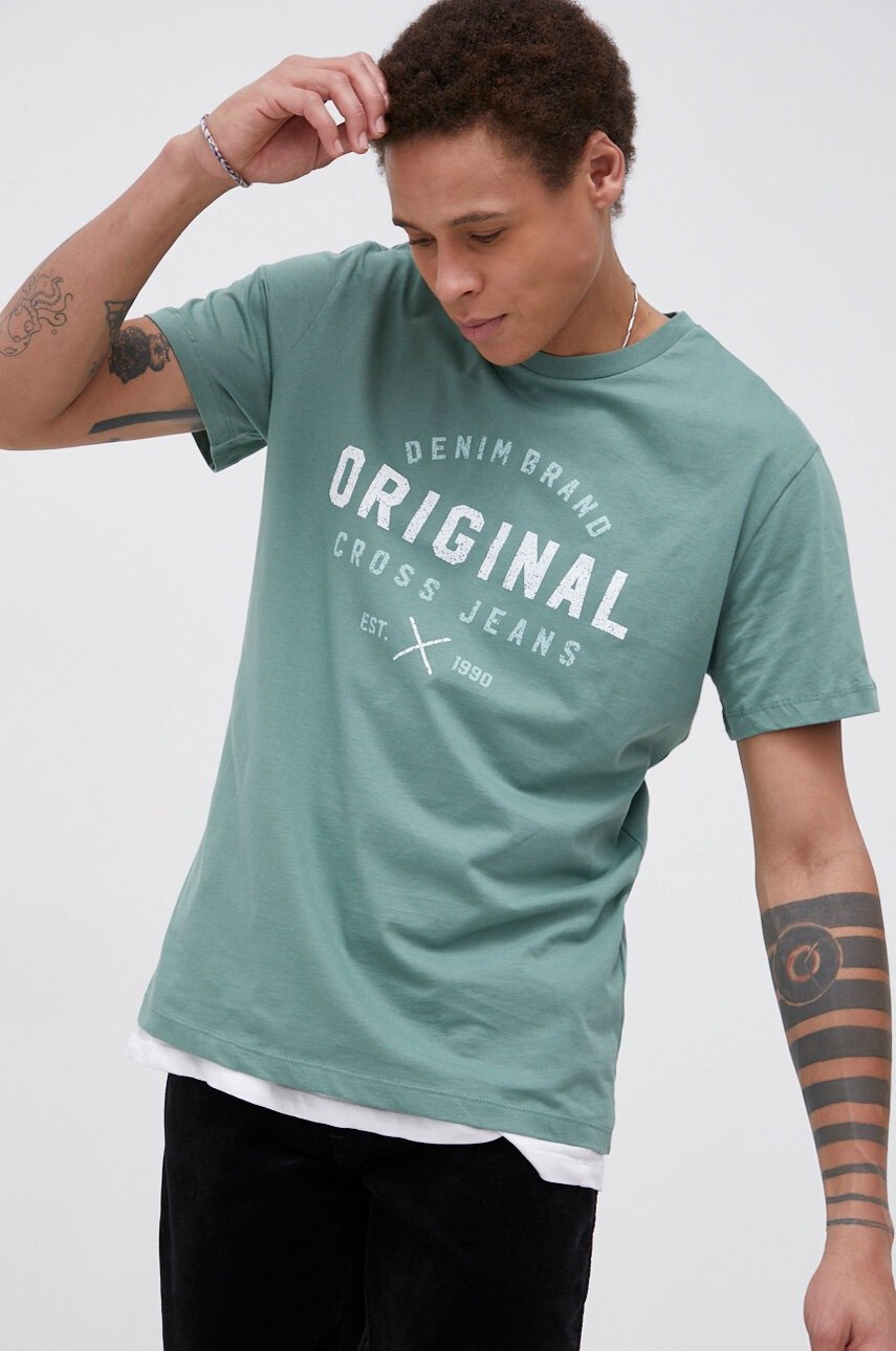 Cross Jeans Памучна тениска - Pepit.bg