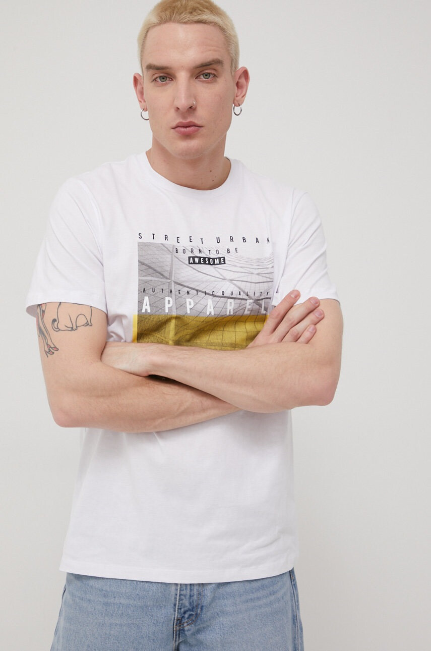 Cross Jeans Памучна тениска - Pepit.bg
