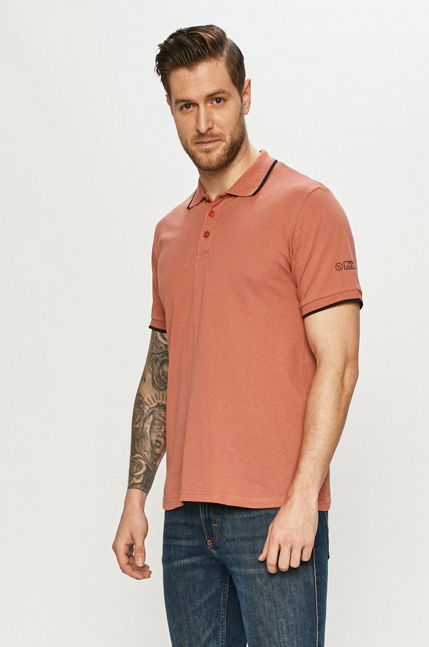 Cross Jeans Тениска с яка - Pepit.bg