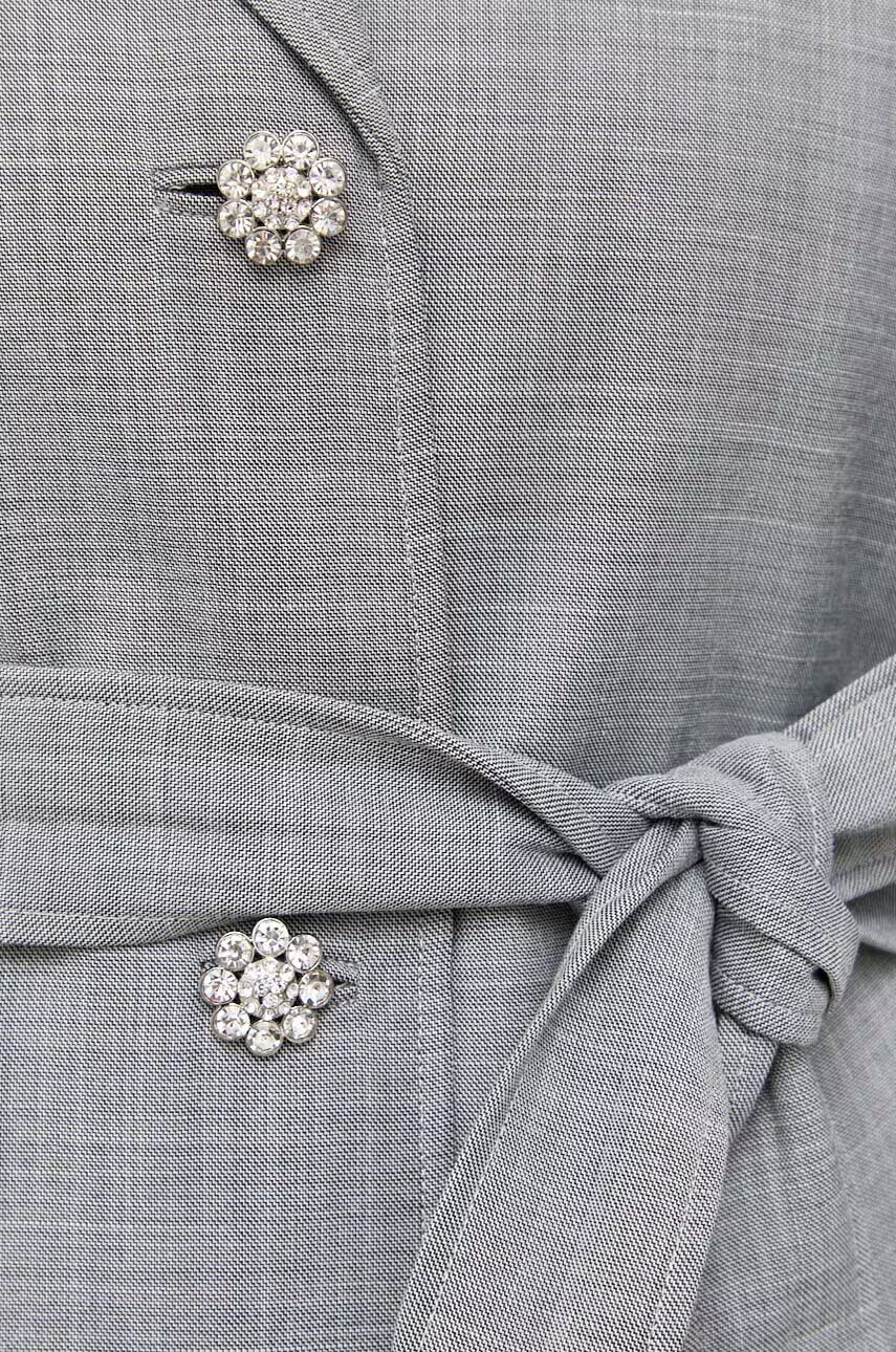 Custommade Палто в сиво с преходна изолация - Pepit.bg