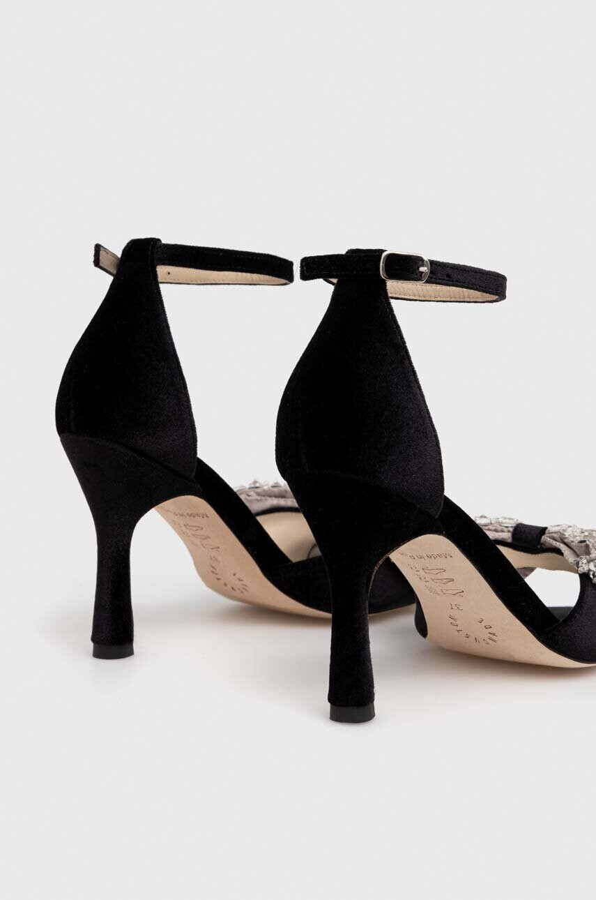 Custommade Сандали Ashley Crystal Bow в черно 999620046 - Pepit.bg