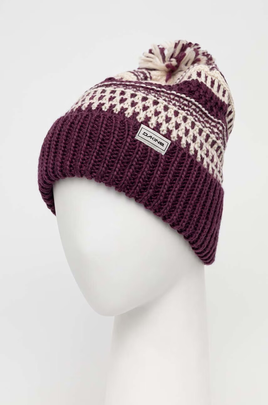 Dakine Шапка Davina Beanie в лилаво от плътен трикотаж - Pepit.bg