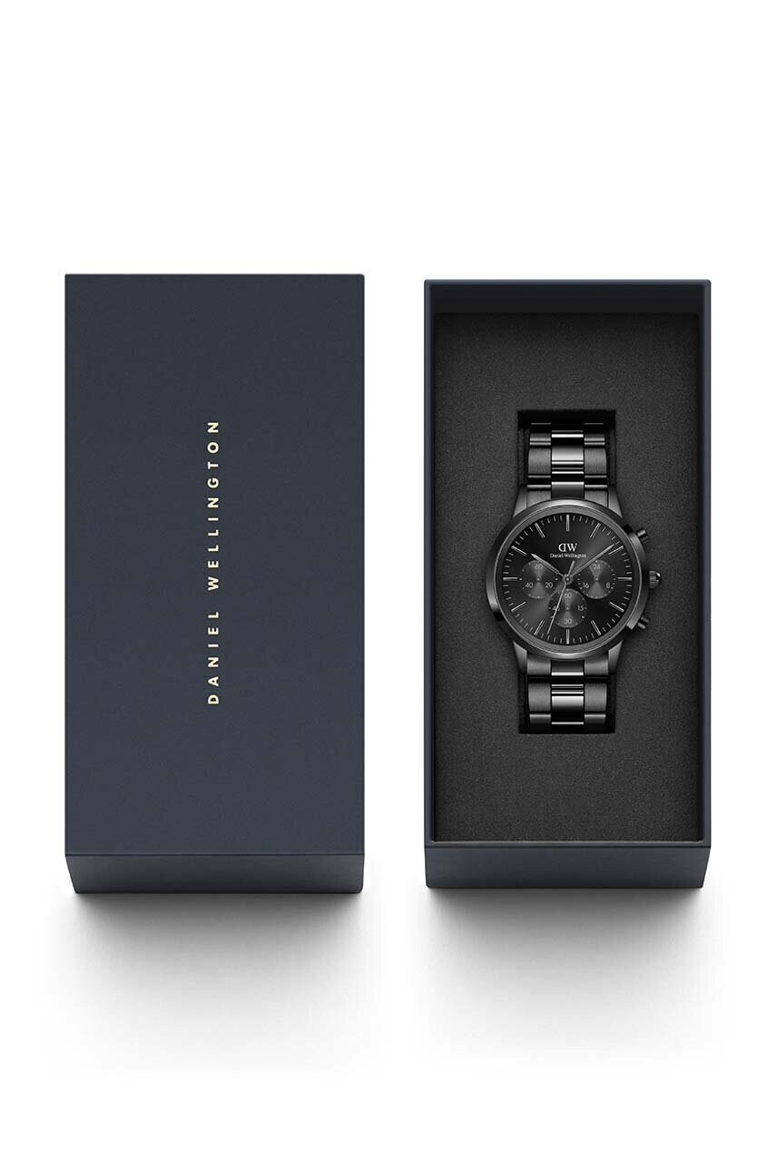 Daniel Wellington Часовник мъжки в черно - Pepit.bg