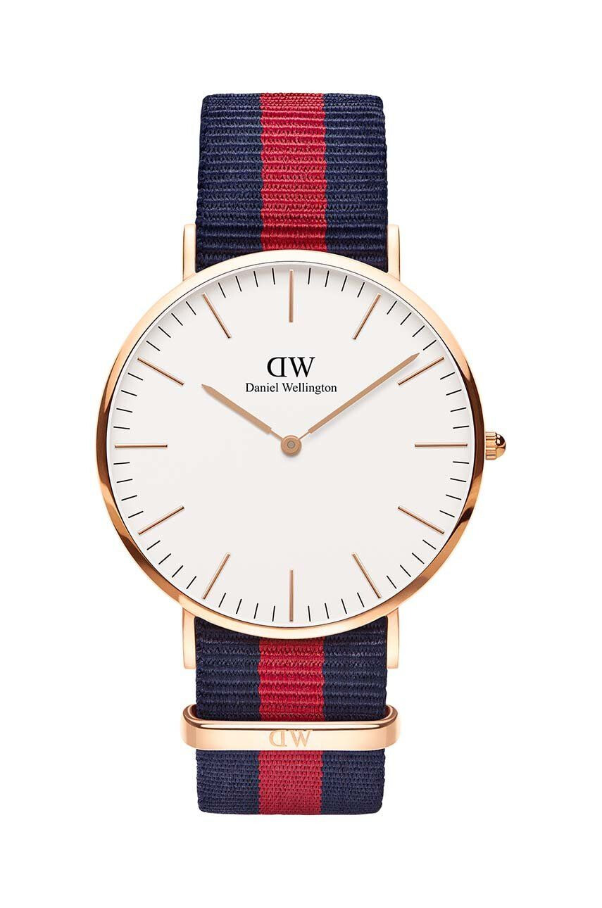 Daniel Wellington Часовник Classic 40 Oxford мъжки в розово - Pepit.bg