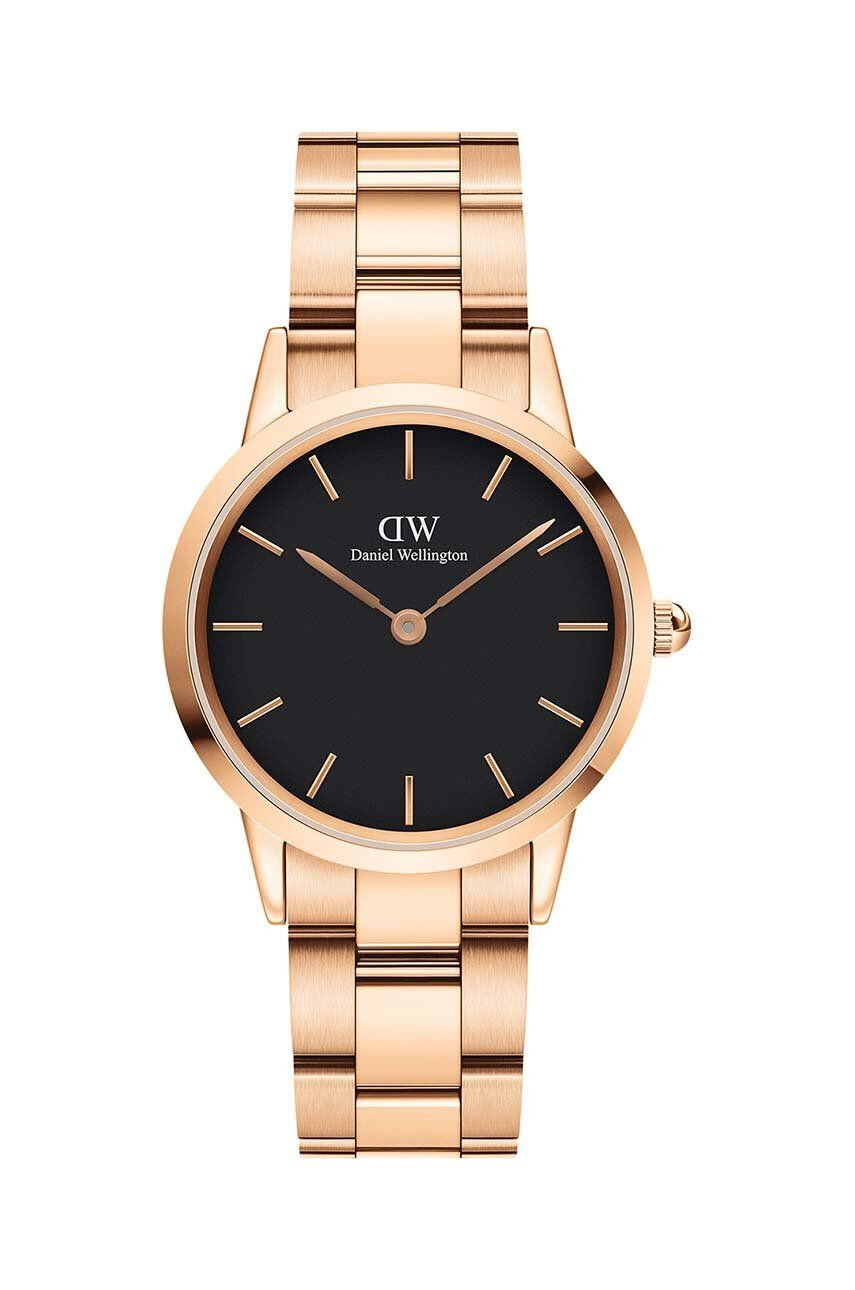 Daniel Wellington Часовник Iconic Link дамски в розово - Pepit.bg