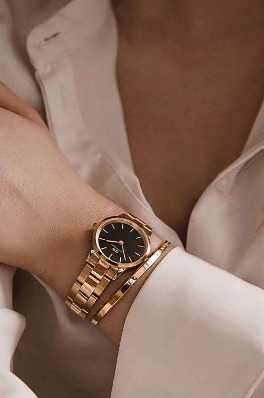 Daniel Wellington Часовник Iconic Link дамски в розово - Pepit.bg