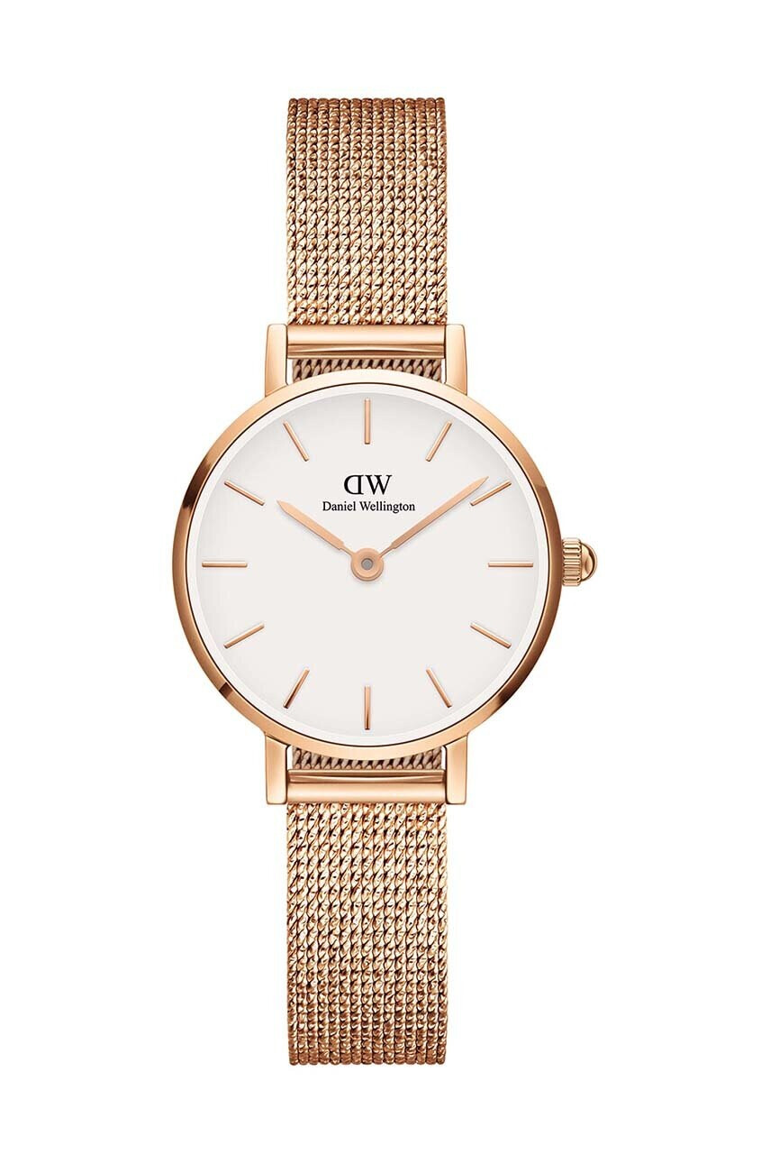 Daniel Wellington Часовник Petite 24 Pressed дамски в розово - Pepit.bg