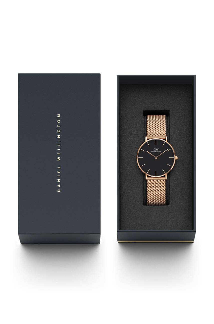 Daniel Wellington Часовник Petite 36 Melrose дамски в розово - Pepit.bg