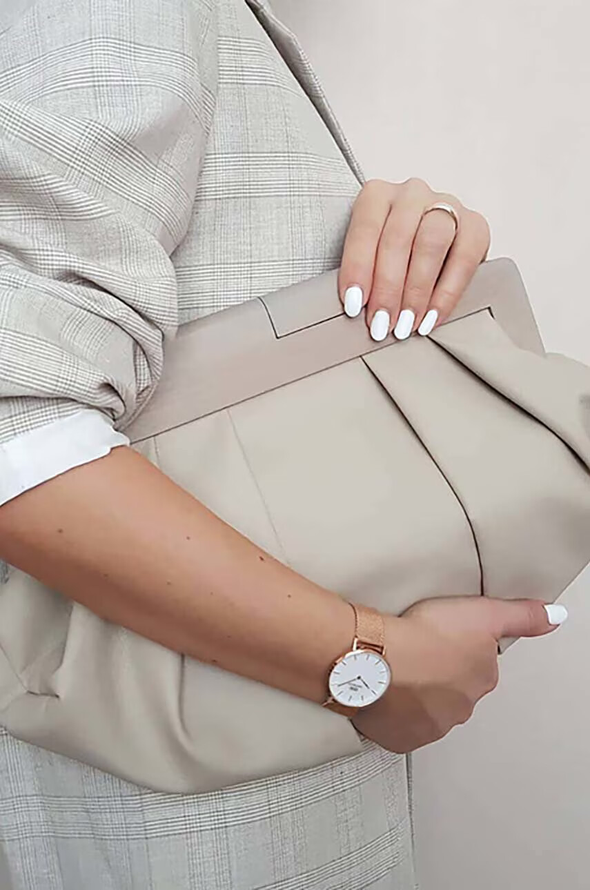 Daniel Wellington Часовник Petite 36 Melrose дамски в розово - Pepit.bg