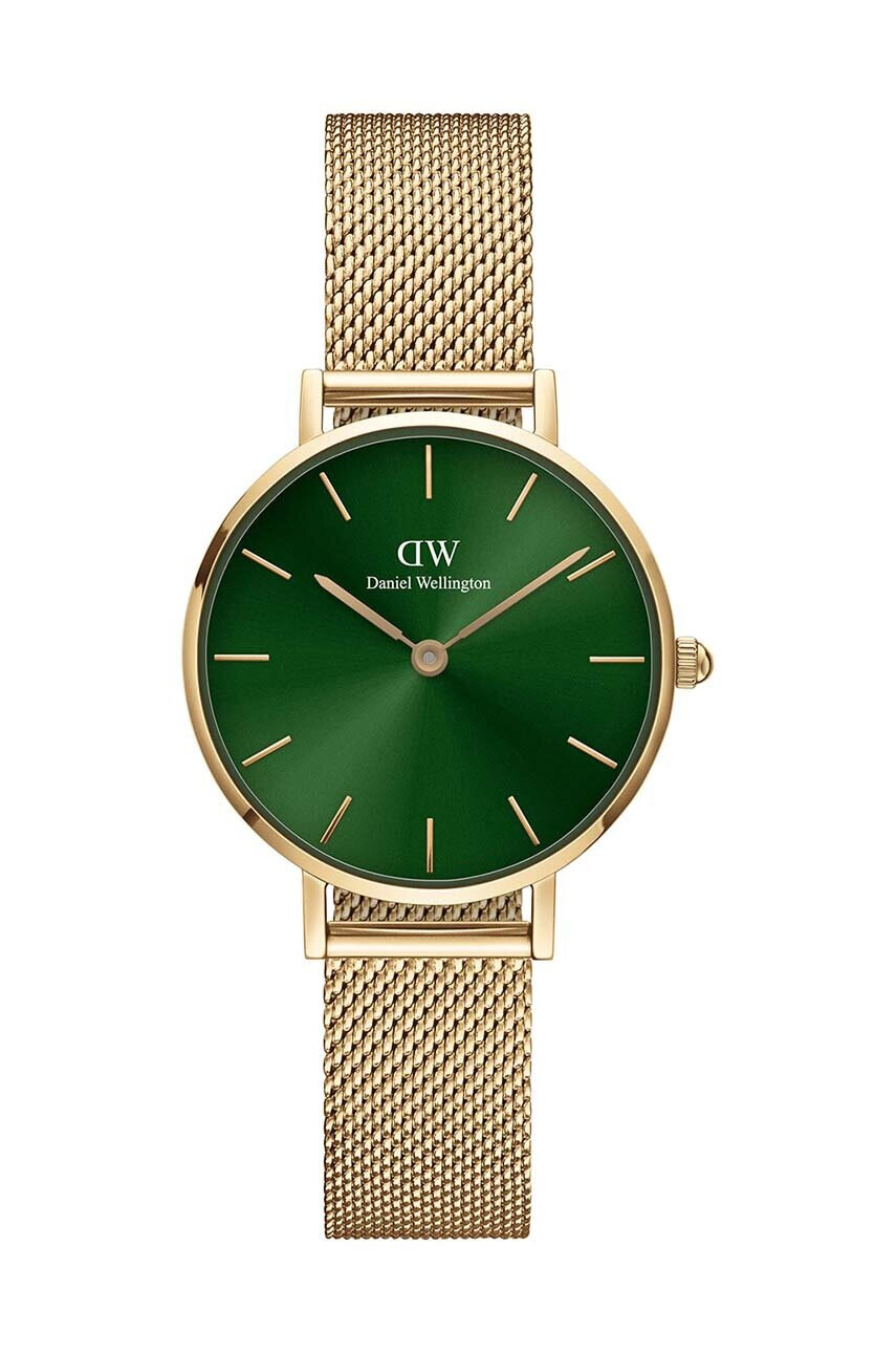 Daniel Wellington Часовник Petite Emerald 28 дамски в златисто - Pepit.bg