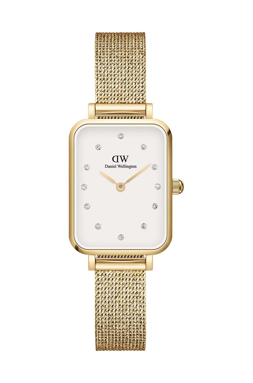 Daniel Wellington Часовник Quadro 20x26 дамски в златисто - Pepit.bg
