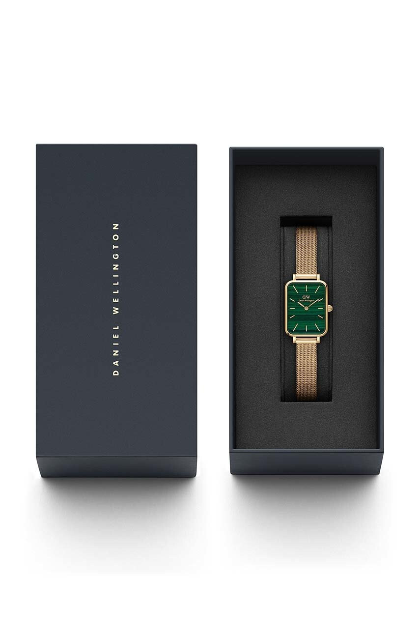 Daniel Wellington Часовник Quadro 20x26 дамски в златисто - Pepit.bg