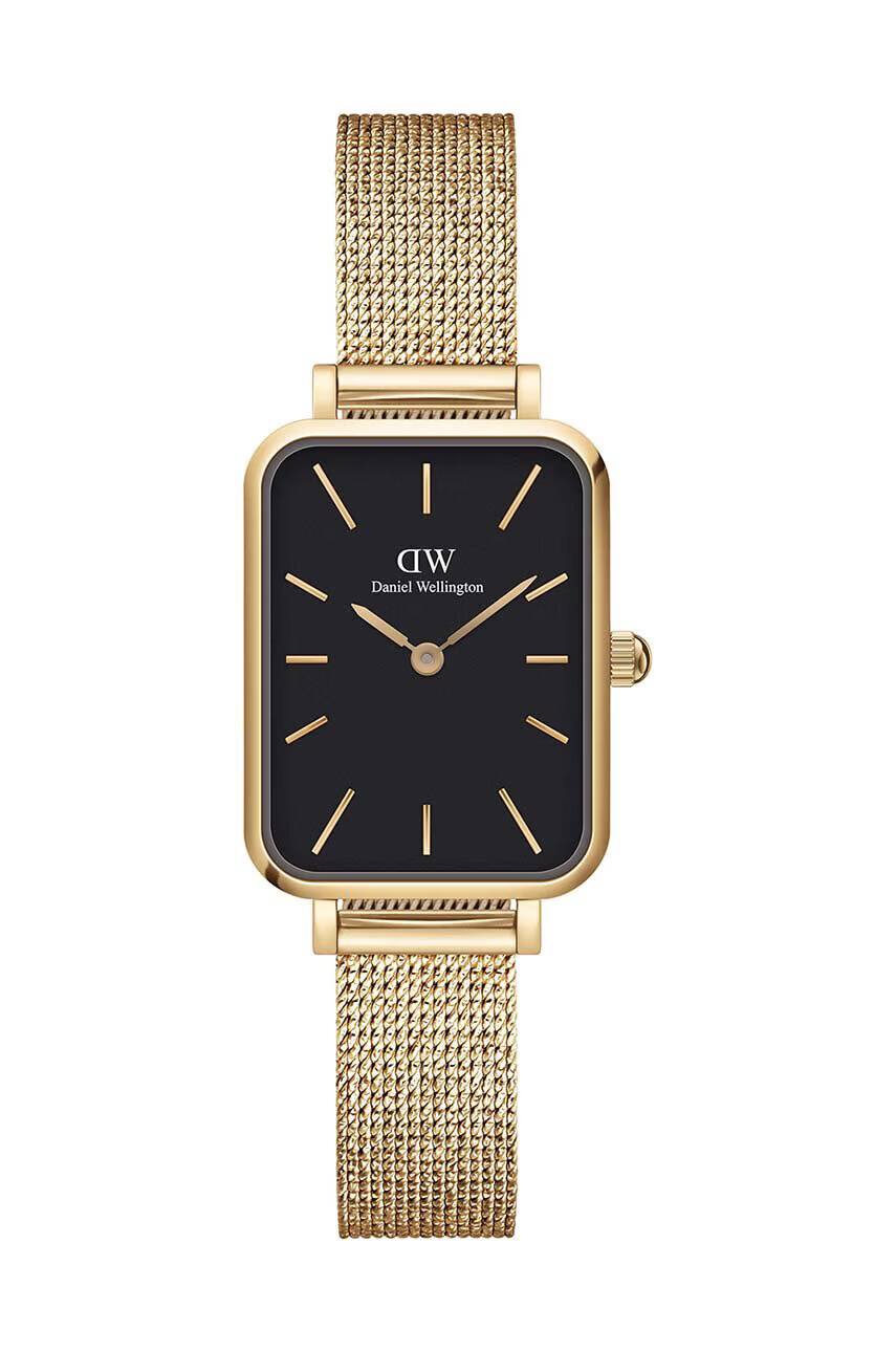 Daniel Wellington Часовник Quadro 20x26 дамски в златисто - Pepit.bg