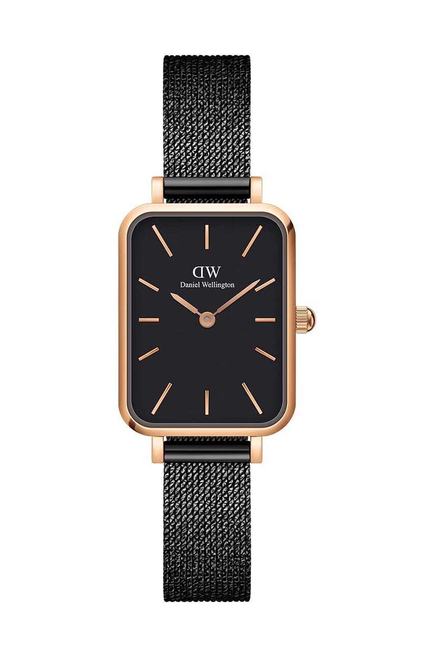 Daniel Wellington Часовник Quadro Pressed дамски в розово - Pepit.bg