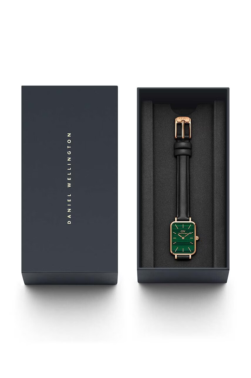Daniel Wellington Часовник Quadro Pressed дамски в розово - Pepit.bg