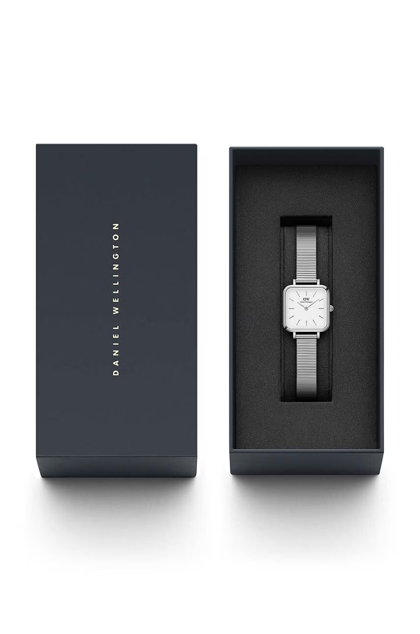 Daniel Wellington Часовник Quadro Studio дамски в розово - Pepit.bg