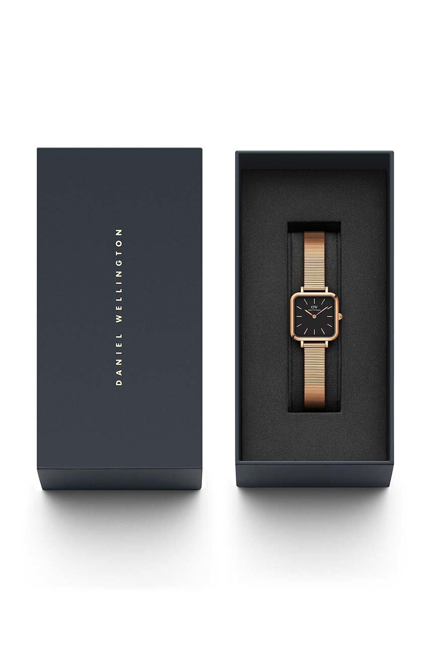 Daniel Wellington Часовник Quadro Studio дамски в розово - Pepit.bg