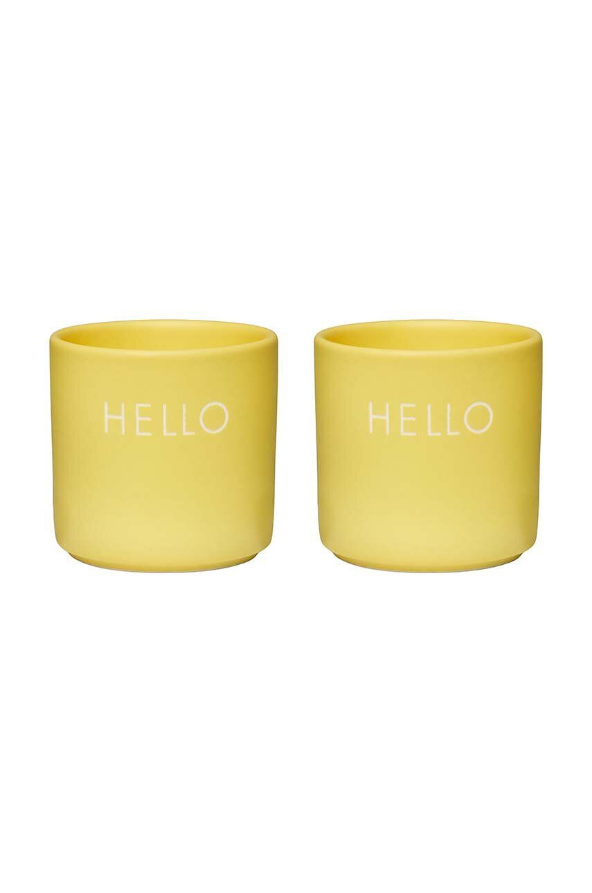 Design Letters Комплект поставки за яйца Yello Hello (2 броя) - Pepit.bg