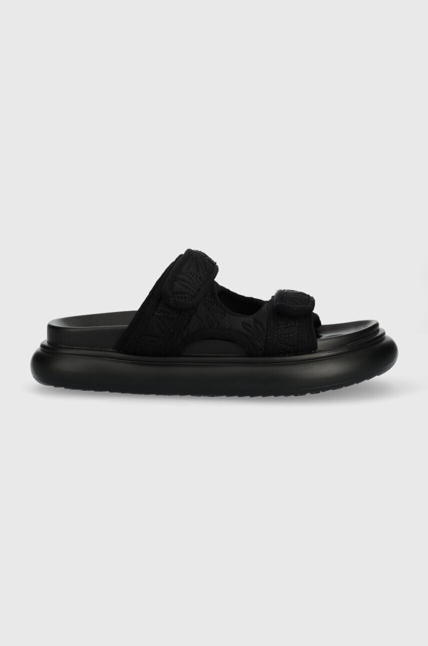 Desigual Чехли в черно с платформа 23SSSA09.2000 - Pepit.bg