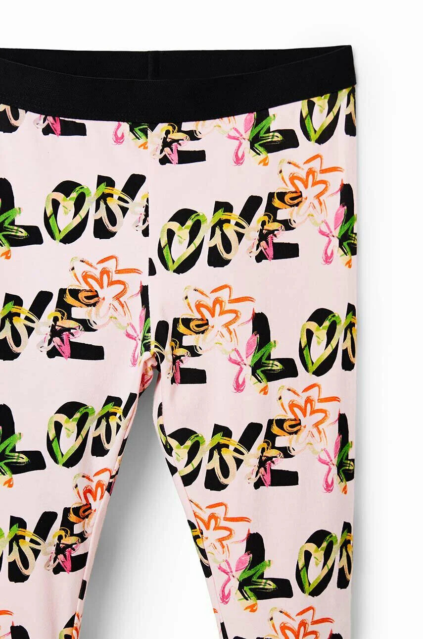Desigual Детски клин в розово с десен - Pepit.bg
