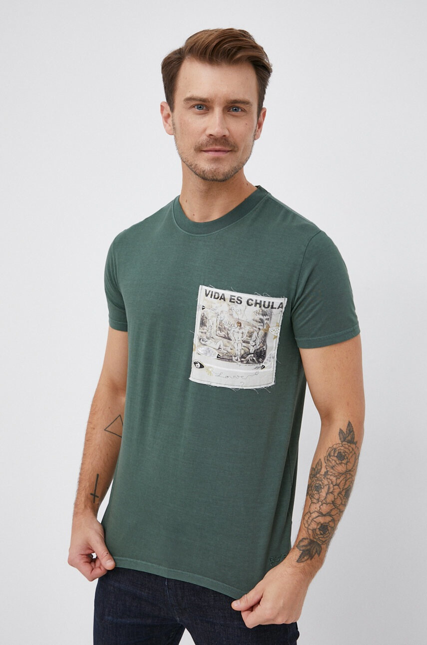 Desigual Памучна тениска - Pepit.bg