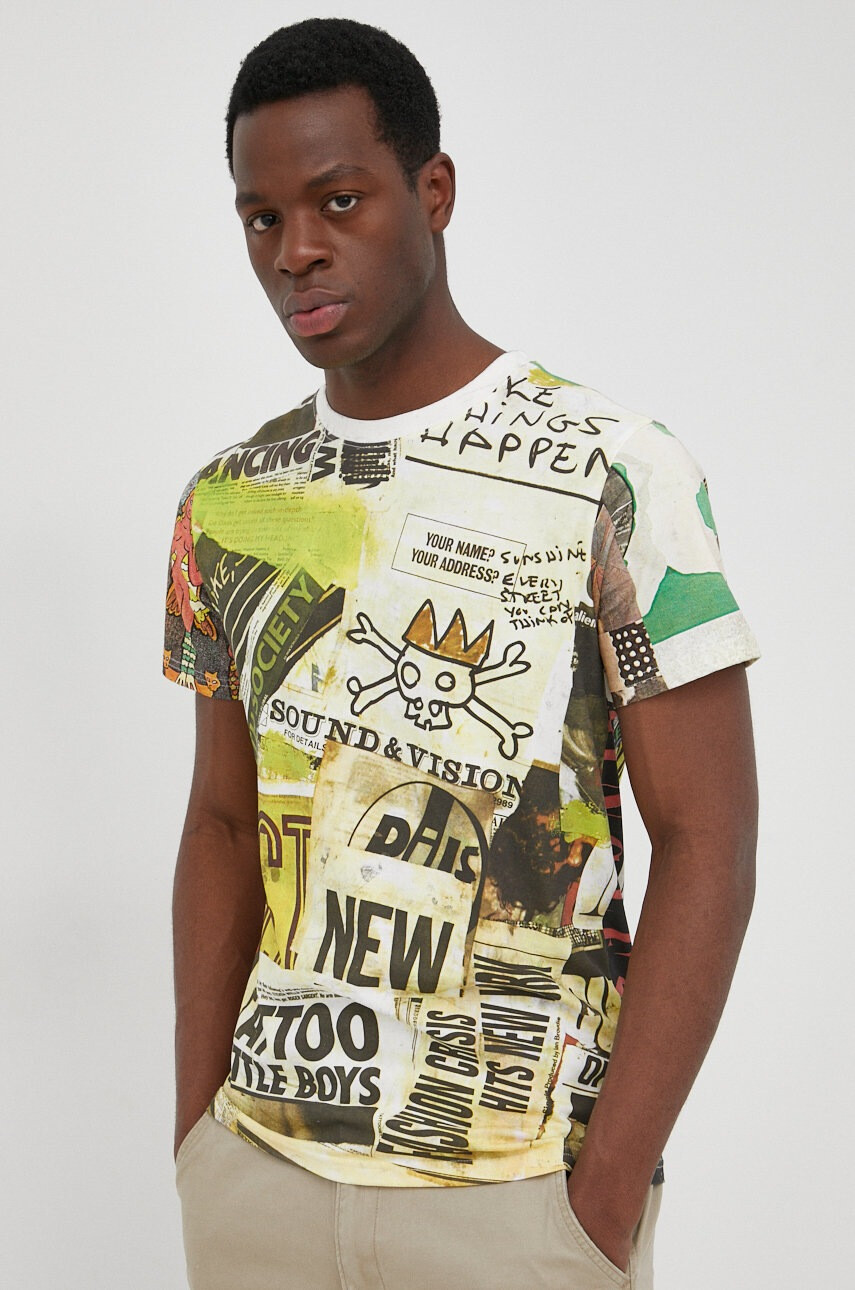 Desigual Памучна тениска - Pepit.bg