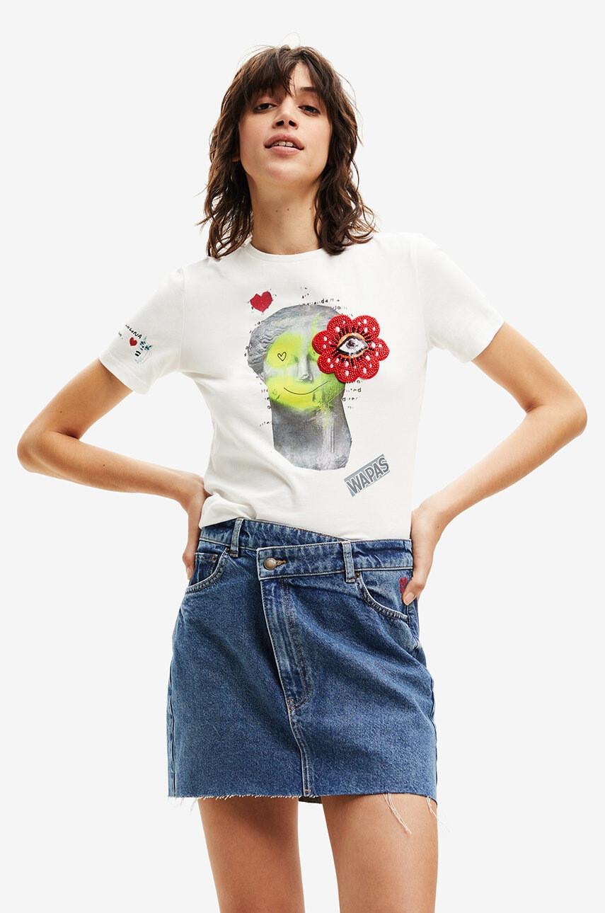 Desigual Памучна тениска - Pepit.bg