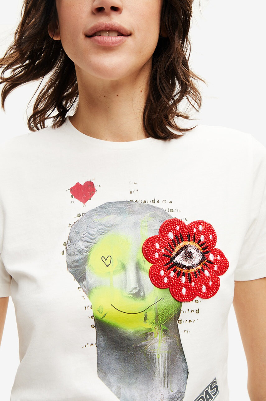 Desigual Памучна тениска - Pepit.bg