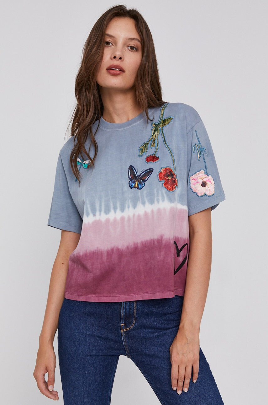 Desigual Памучна тениска - Pepit.bg