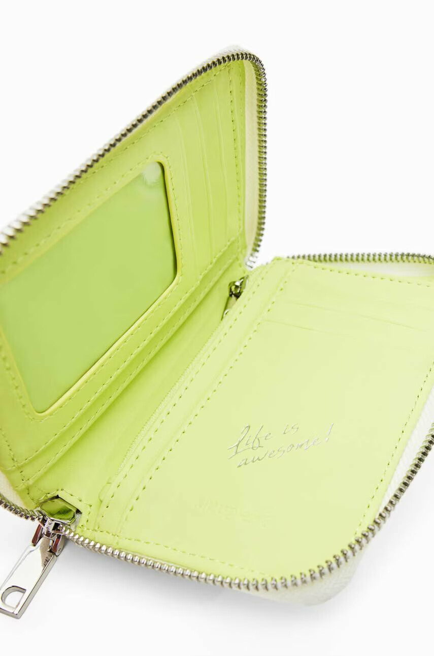 Desigual Портфейл дамски в бяло - Pepit.bg