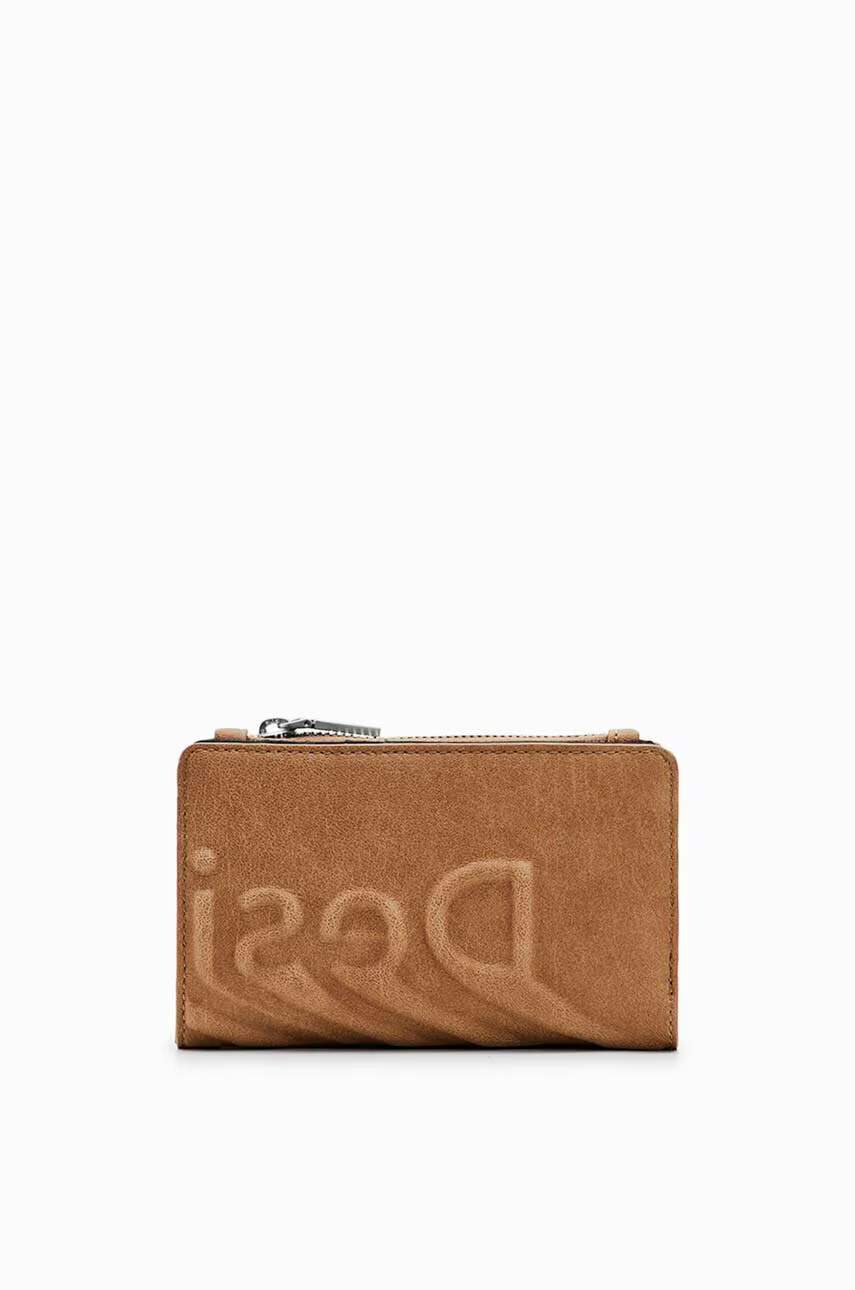 Desigual Портфейл дамски в бежово - Pepit.bg