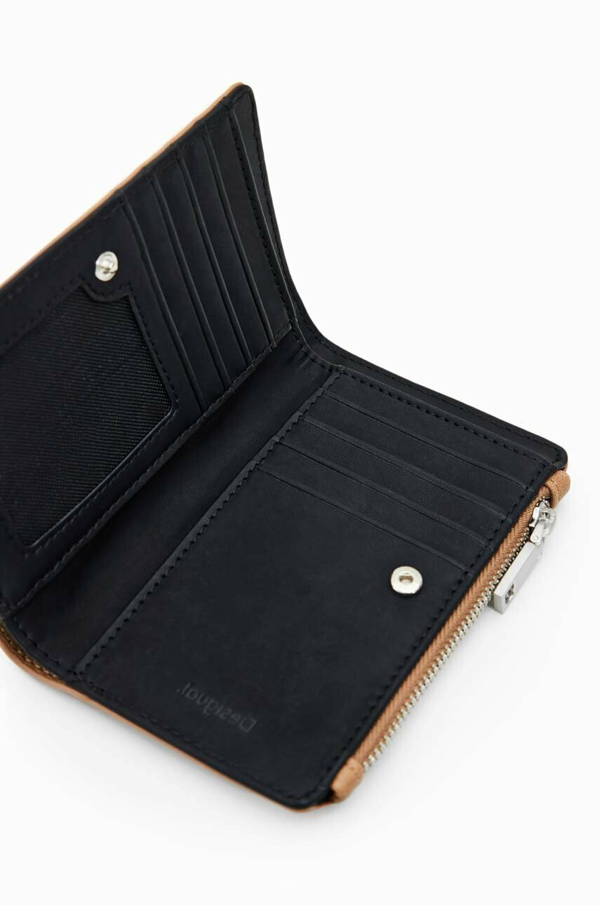 Desigual Портфейл дамски в бежово - Pepit.bg