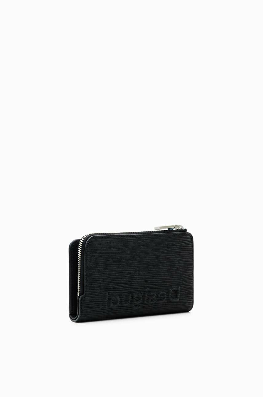 Desigual Портфейл дамски в черно - Pepit.bg