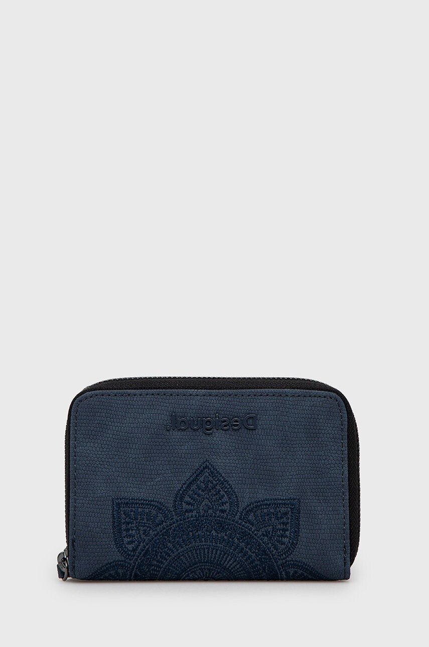 Desigual Портфейл дамски в тъмносиньо - Pepit.bg